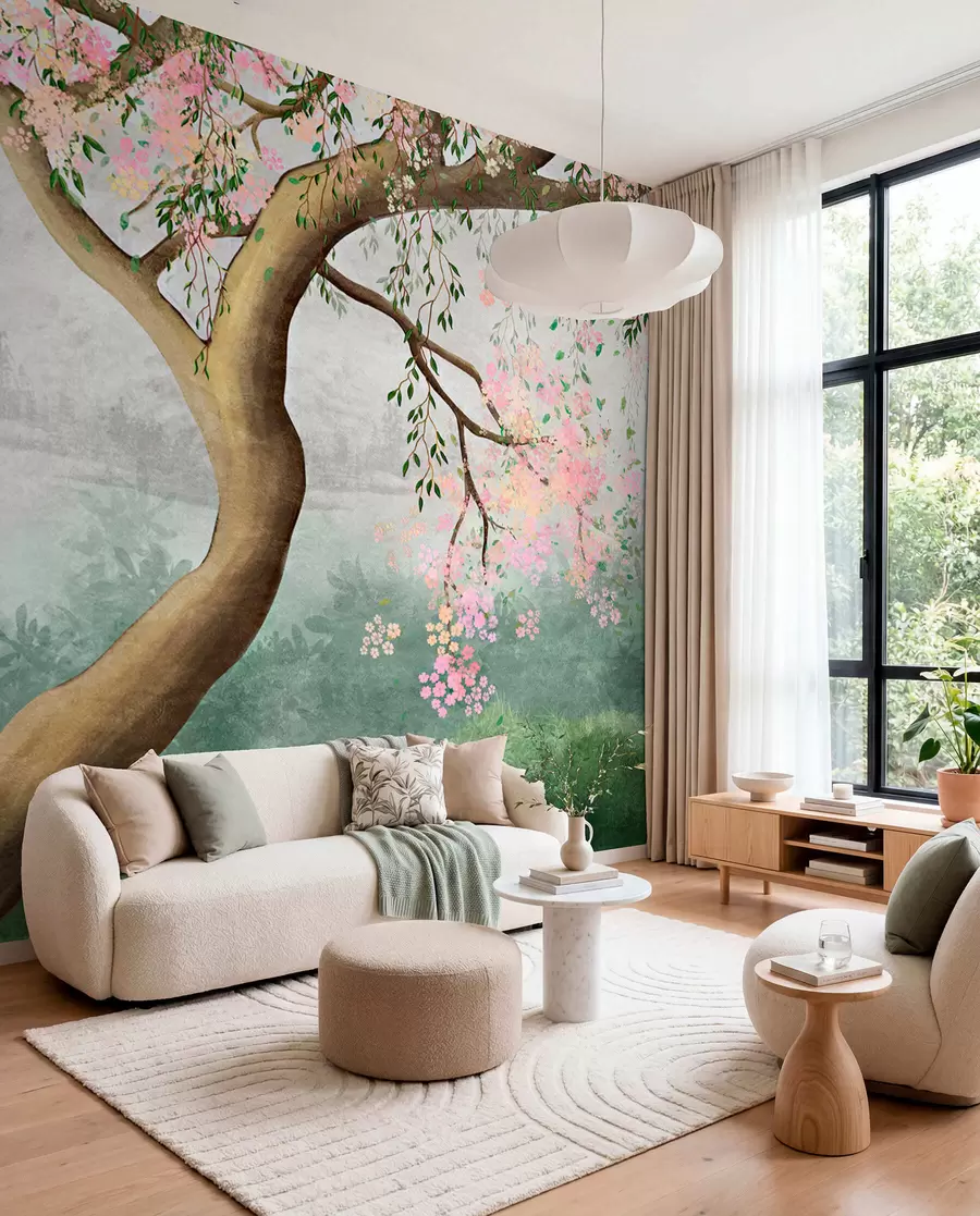 Fotobehang Bloesemboom u93587