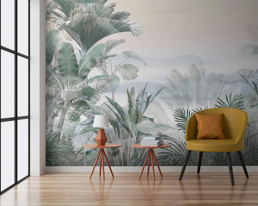 Fotobehang Mistige tropen u93233