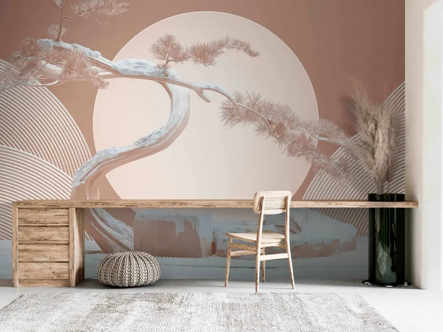 Fotobehang Japanse stenen tuin u68179 kopen - Uwalls.nl Fotobehang Japanse stenen tuin u68179