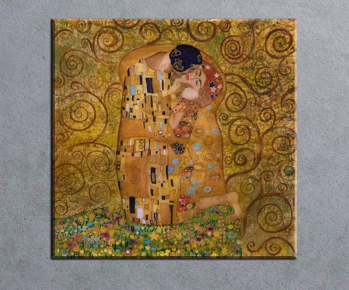 Schilderij op canvas De kus, Gustav Klimt N° s27031 - Online Shop Uwalls.nl