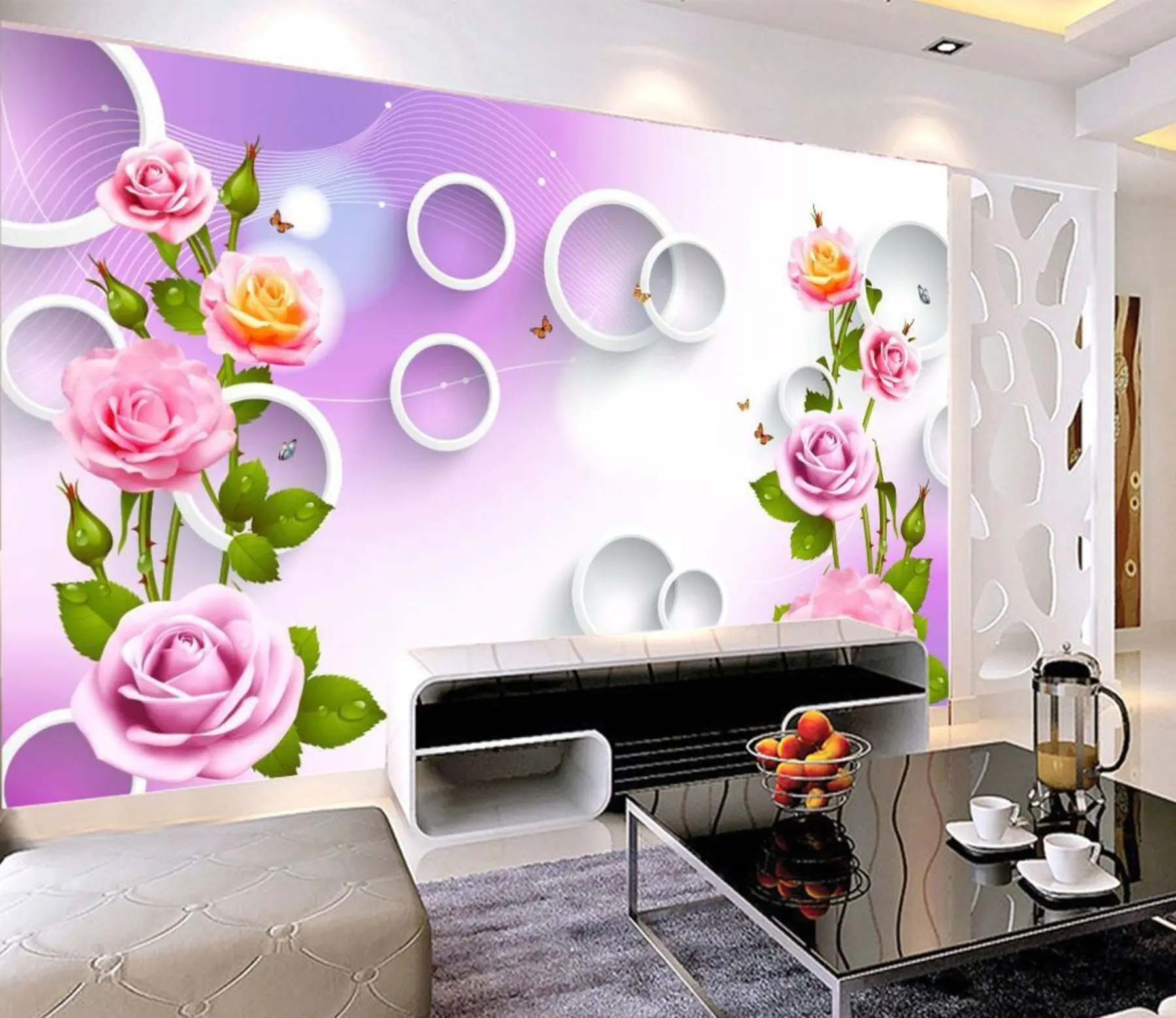 Fotobehang Bloem, groet en plant u46658