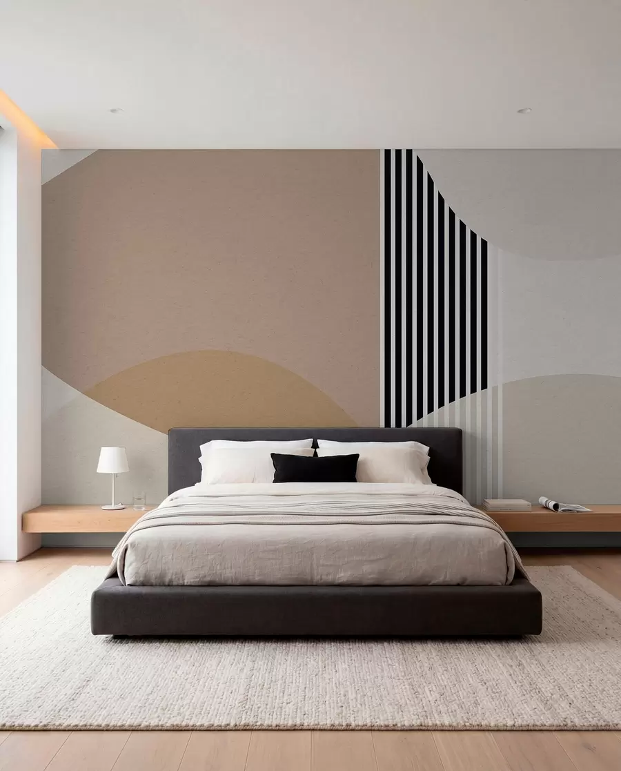 Fotobehang Abstracte retro-stijl u74075