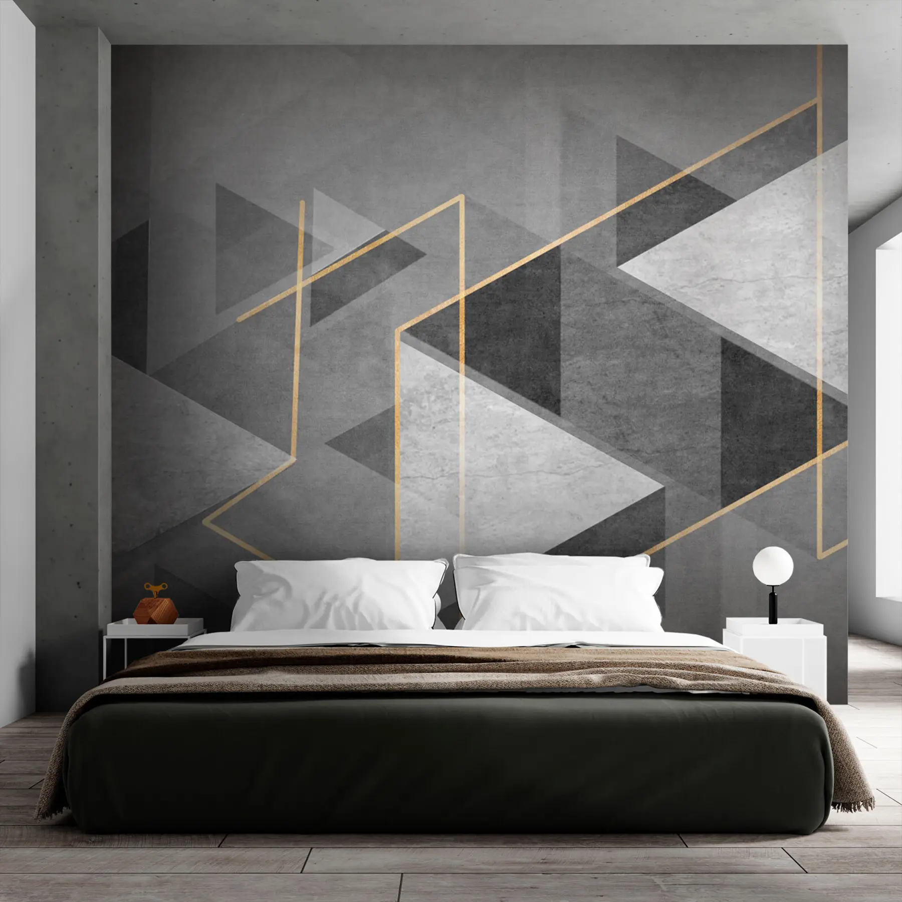 Fotobehang Abstracte geometrische stijl u74080