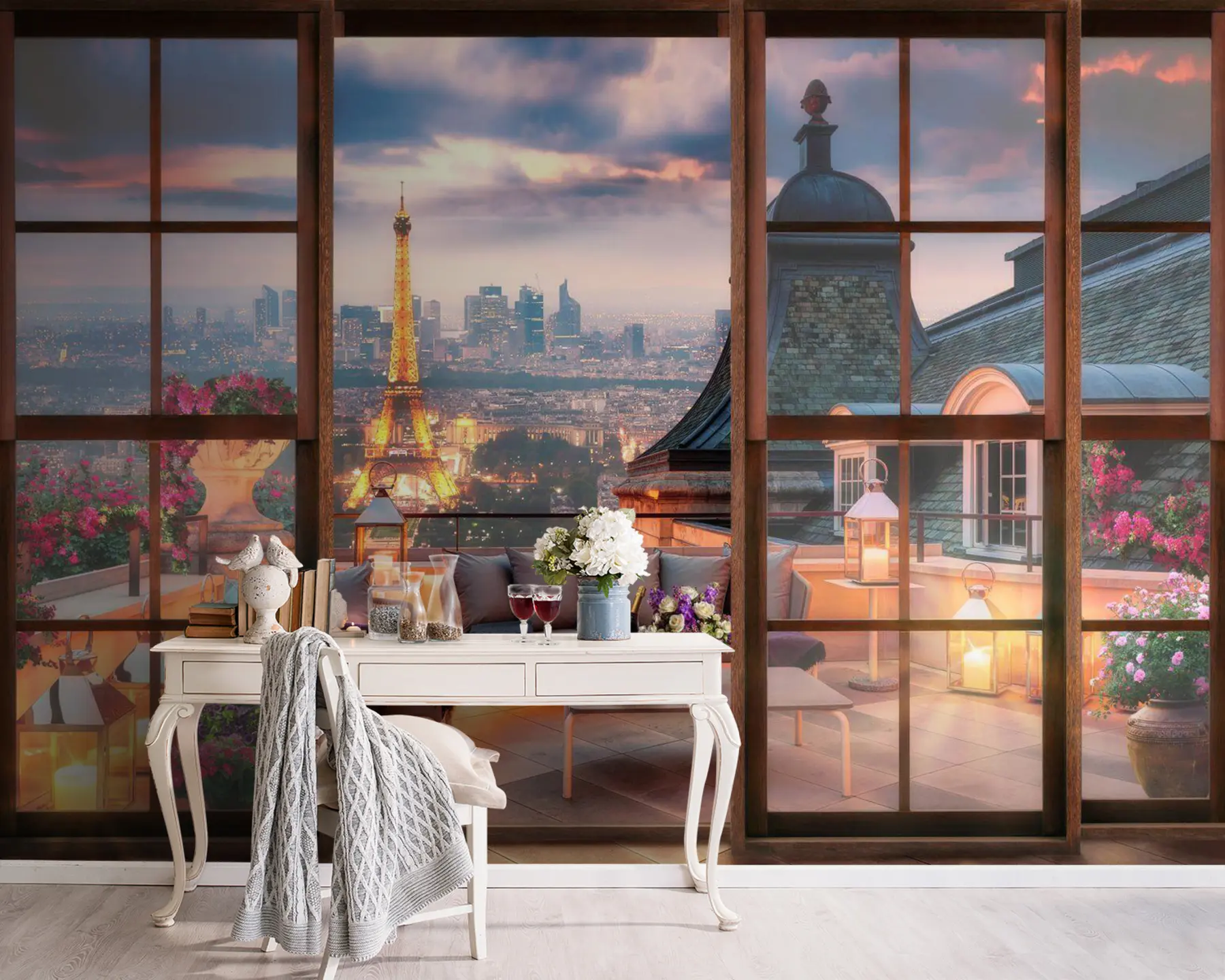 Fotobehang Wolk, gebouw en lucht u60794