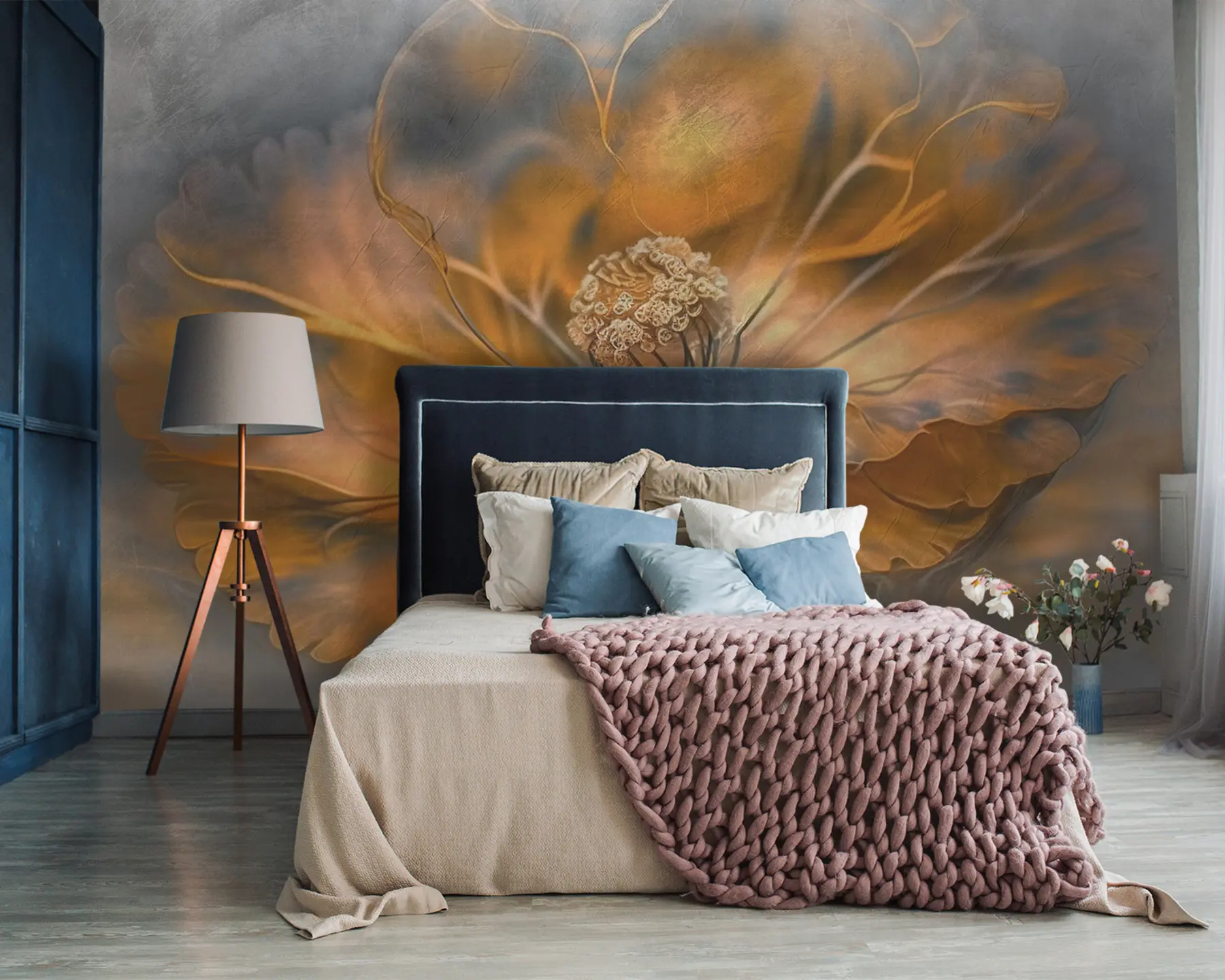 Fotobehang Grote bloem u93916