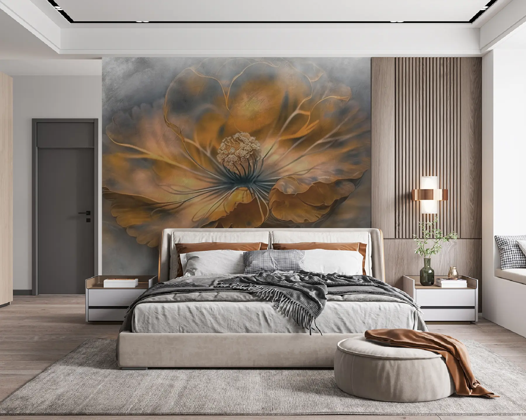 Fotobehang Grote bloem u93916