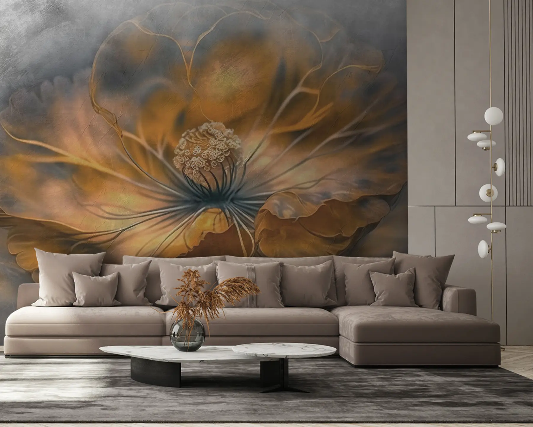 Fotobehang Grote bloem u93916