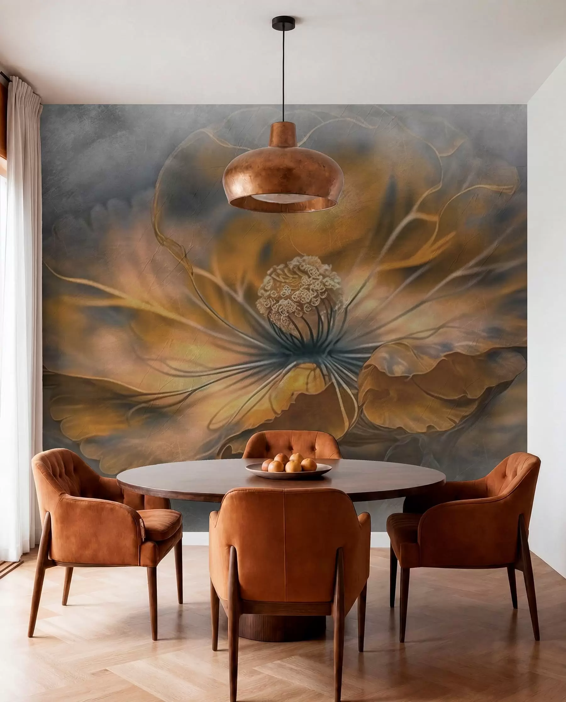 Fotobehang Grote bloem u93916