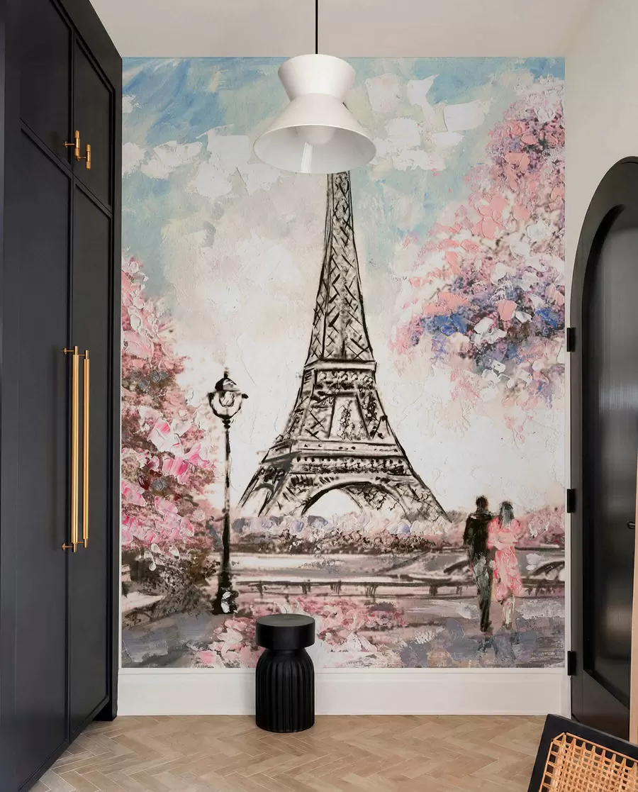 Fotobehang Straatbeeld van Parijs u74631