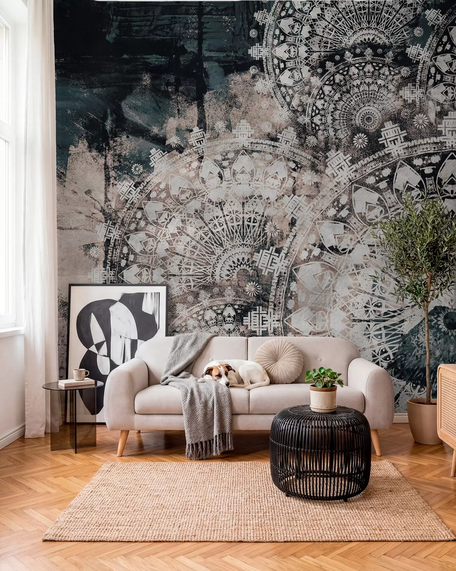 Fotobehang Mandala met patina u93958