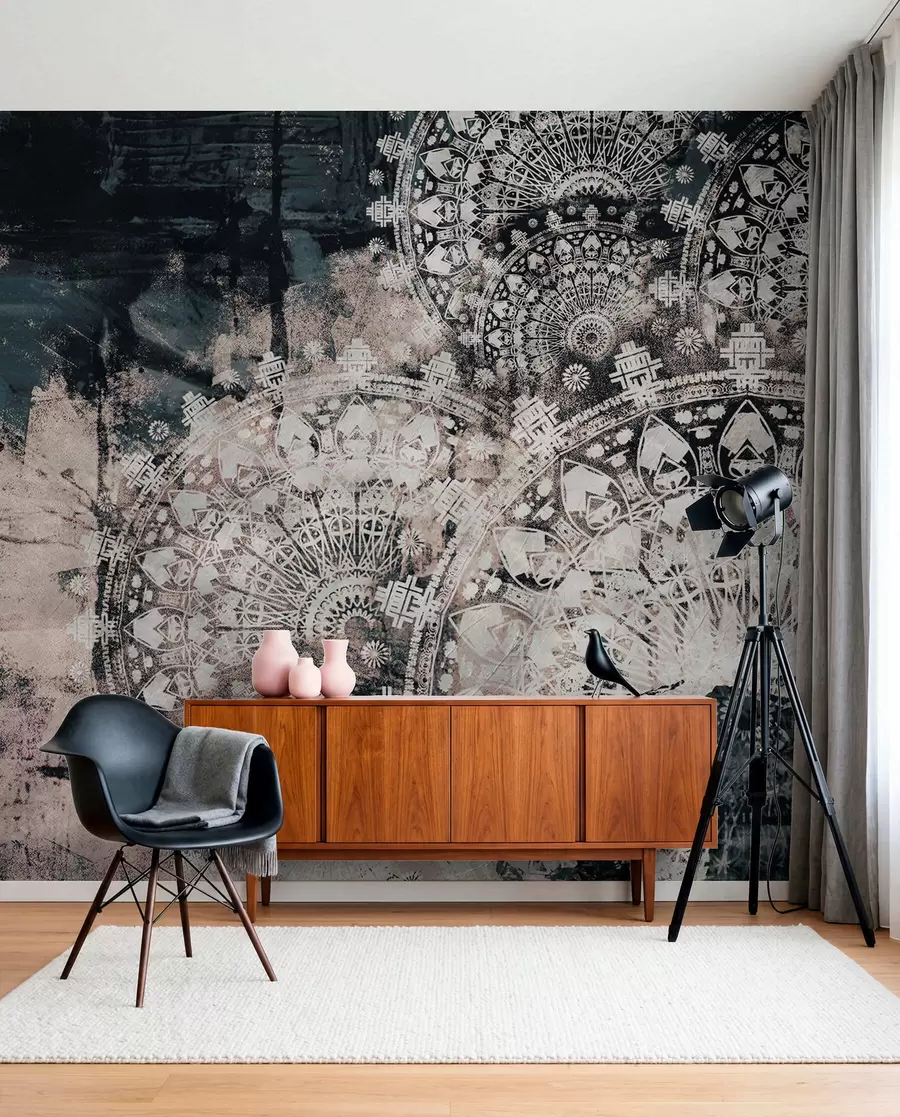 Fotobehang Mandala met patina u93958