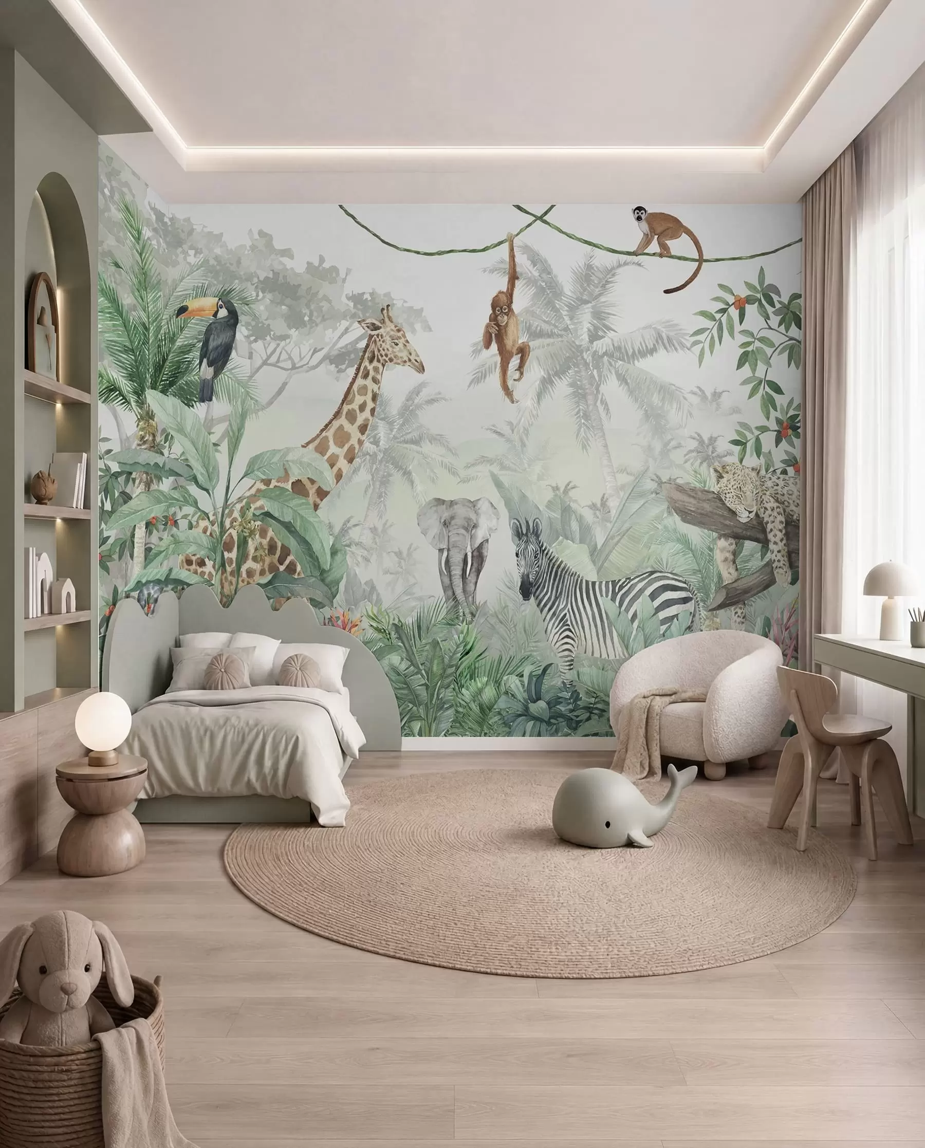 Fotobehang Samen in de jungle u74709