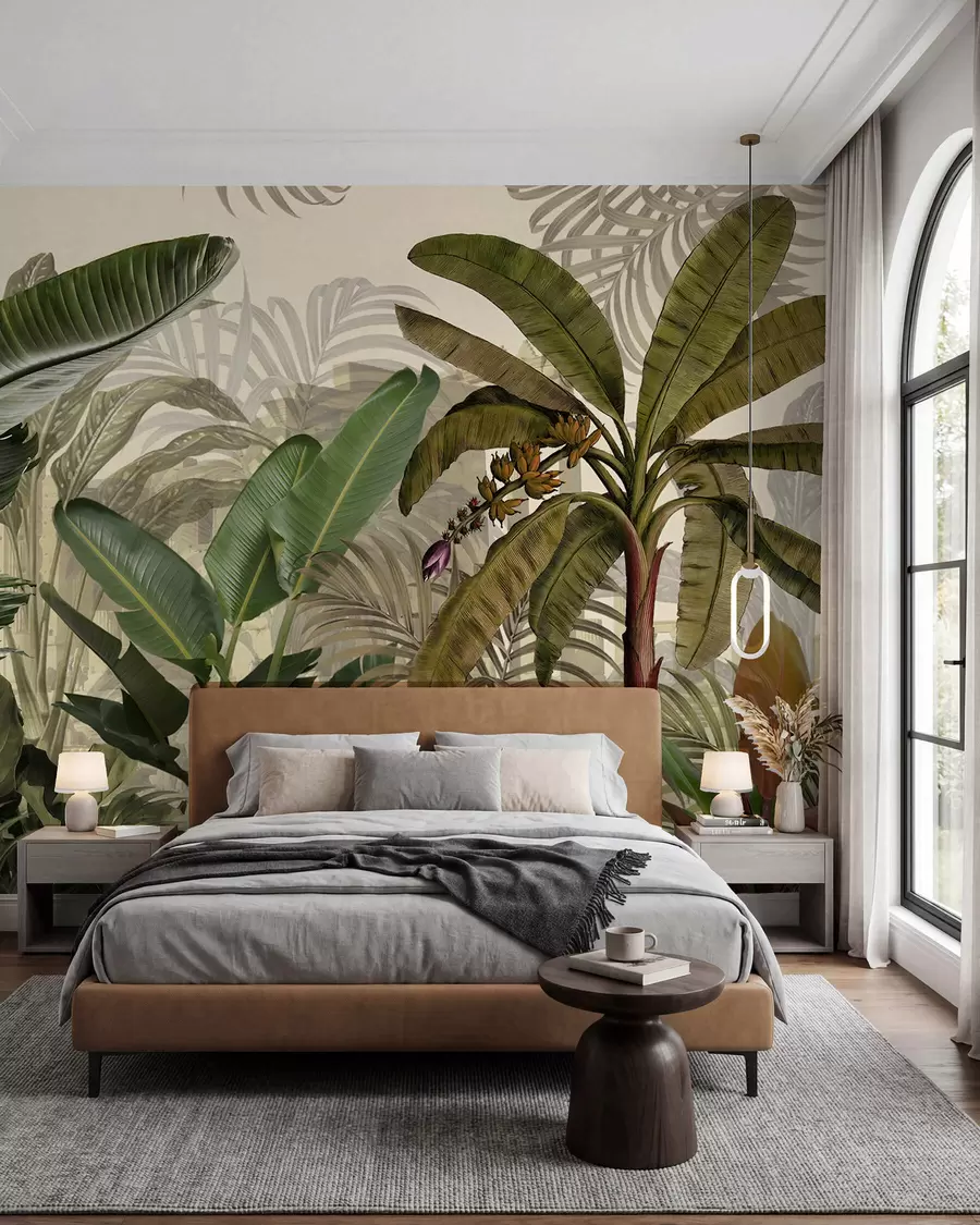 Fotobehang Tropische jungle en bladeren u74748
