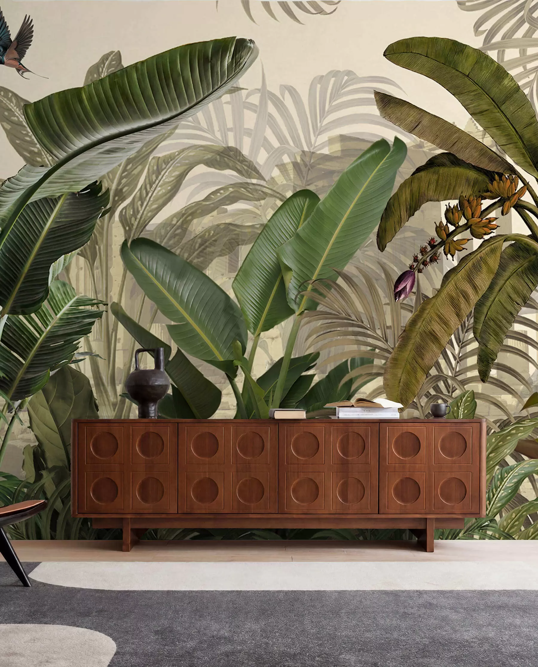Fotobehang Tropische jungle en bladeren u74748