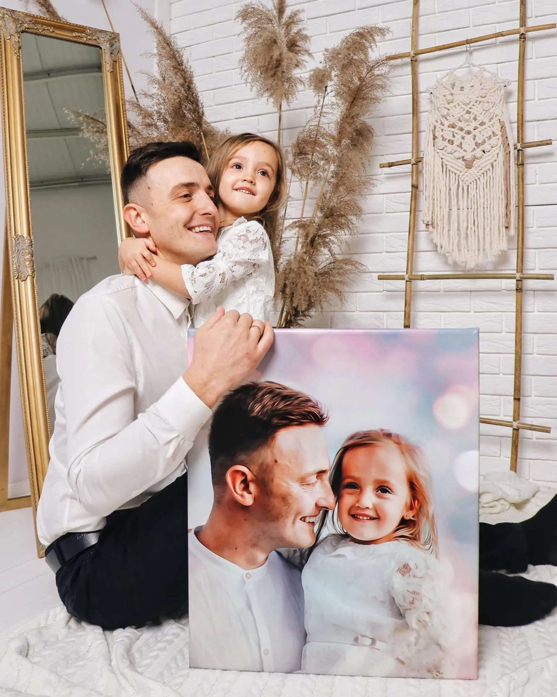  Schilderijen Glimlach, gezichtsuitdrukking en flitsfotografie s31867