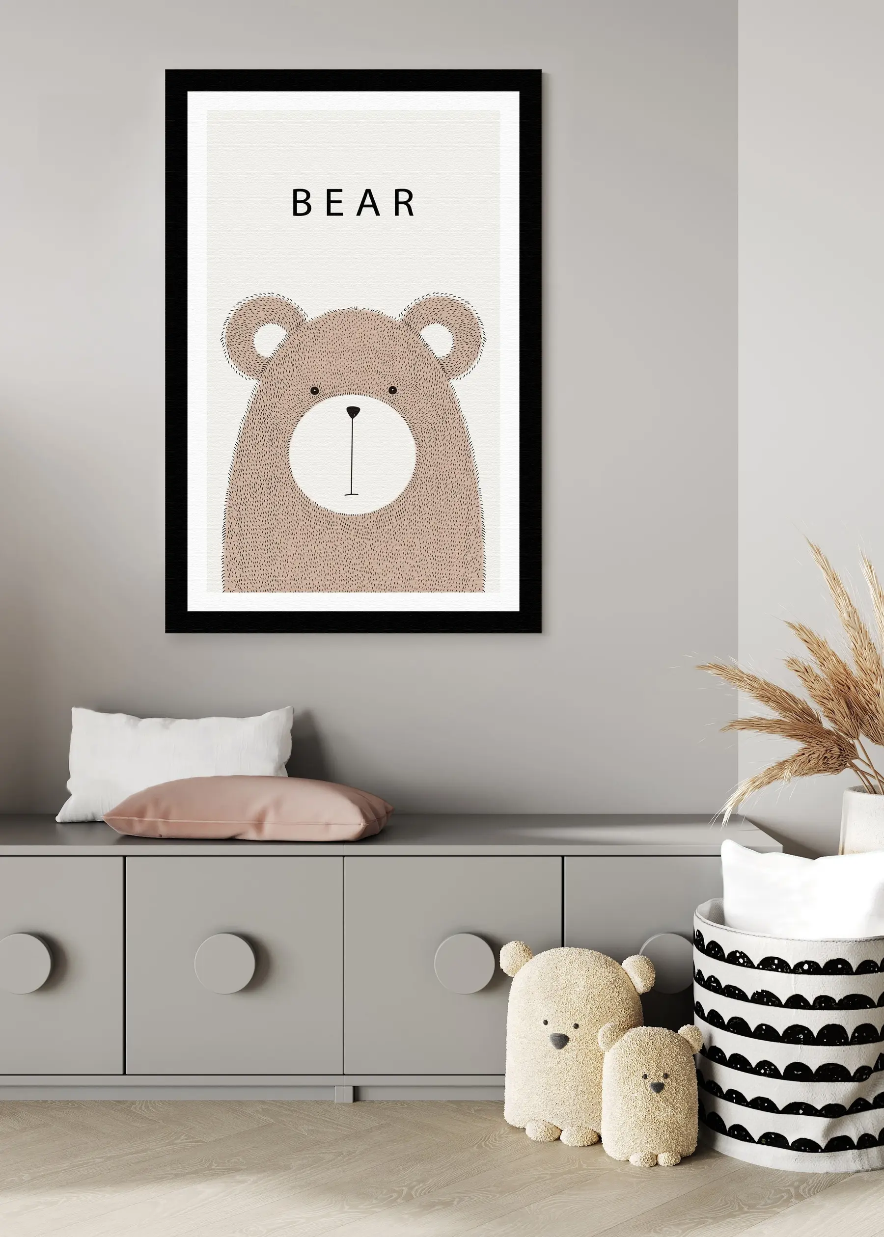 Fotobehang Schattige beer s31850