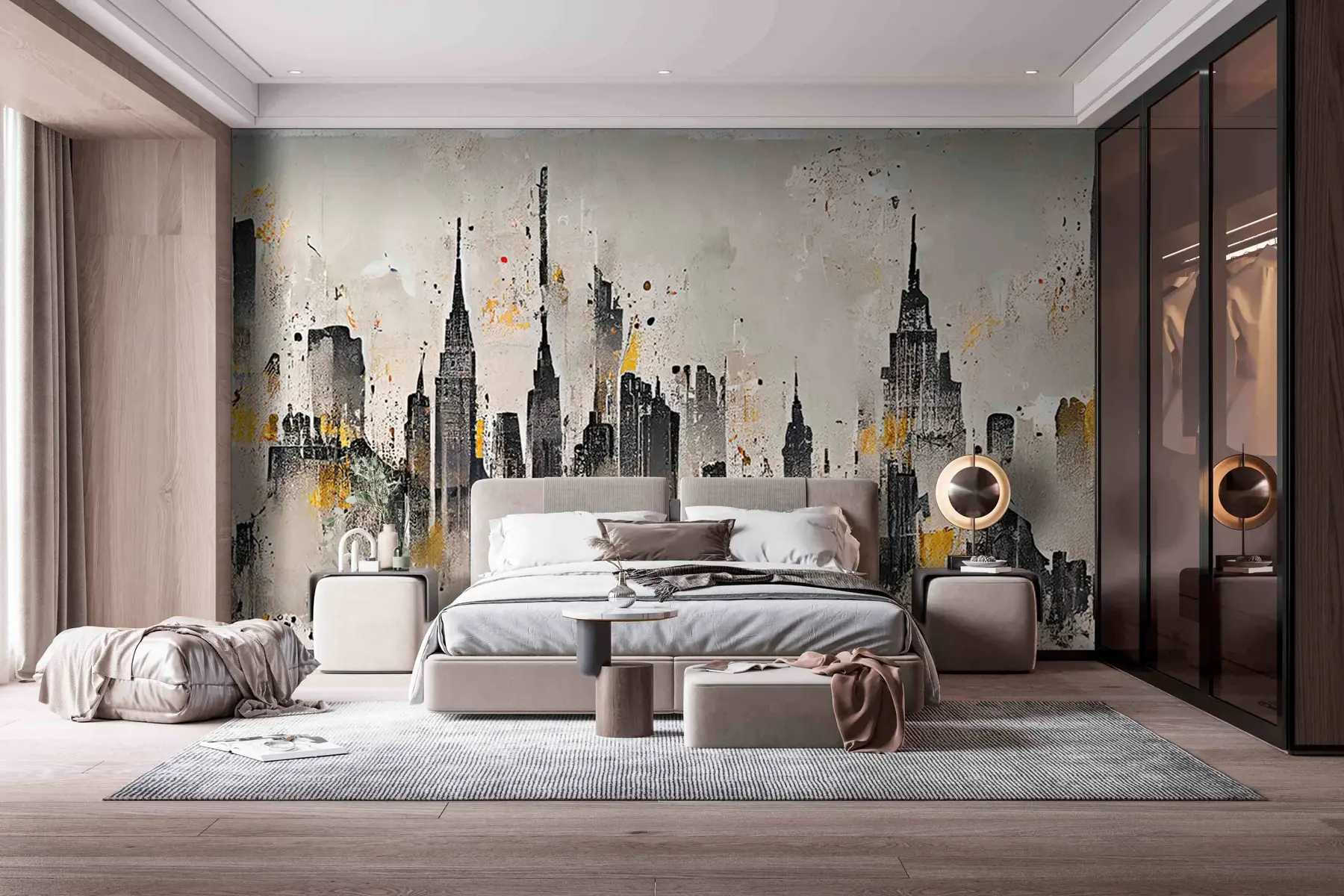 Fotobehang grunge stad u75797