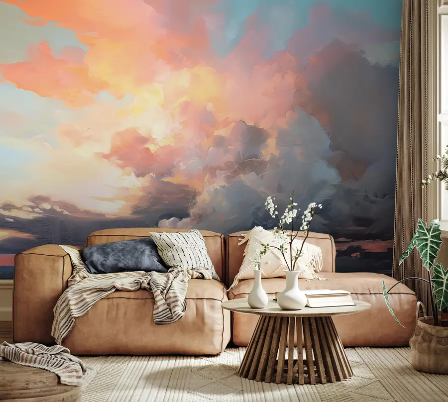 Fotobehang aquarel samenvatting u94765