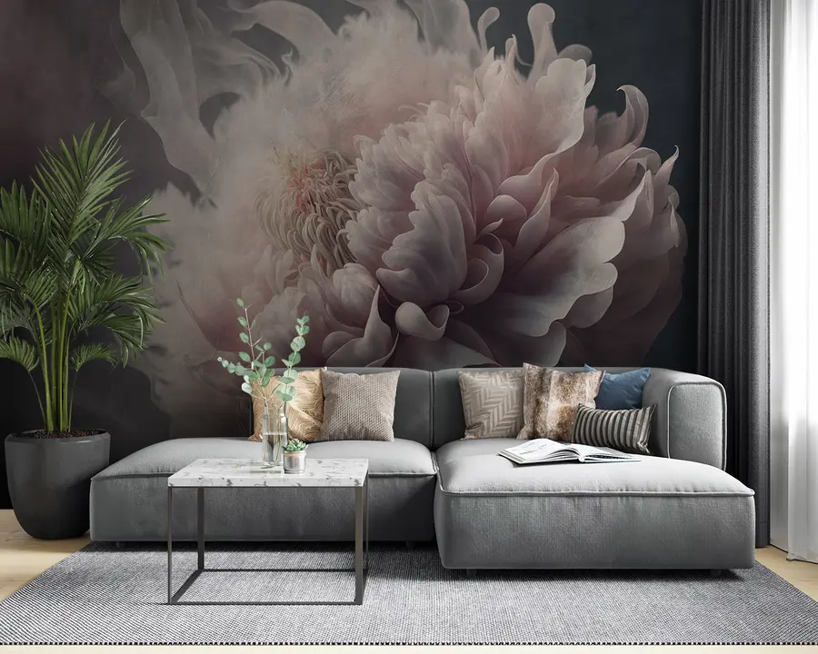 Fotobehang enorme pioen u94502