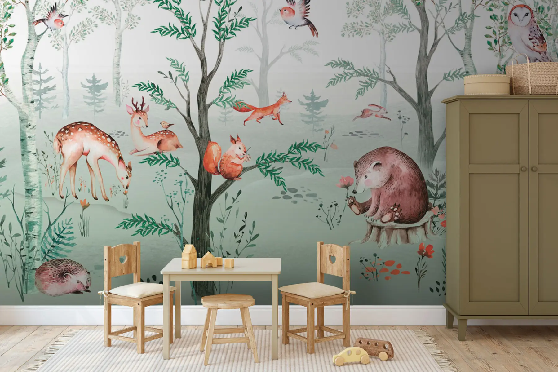 Fotobehang Bossprookje, grappige dieren u94645