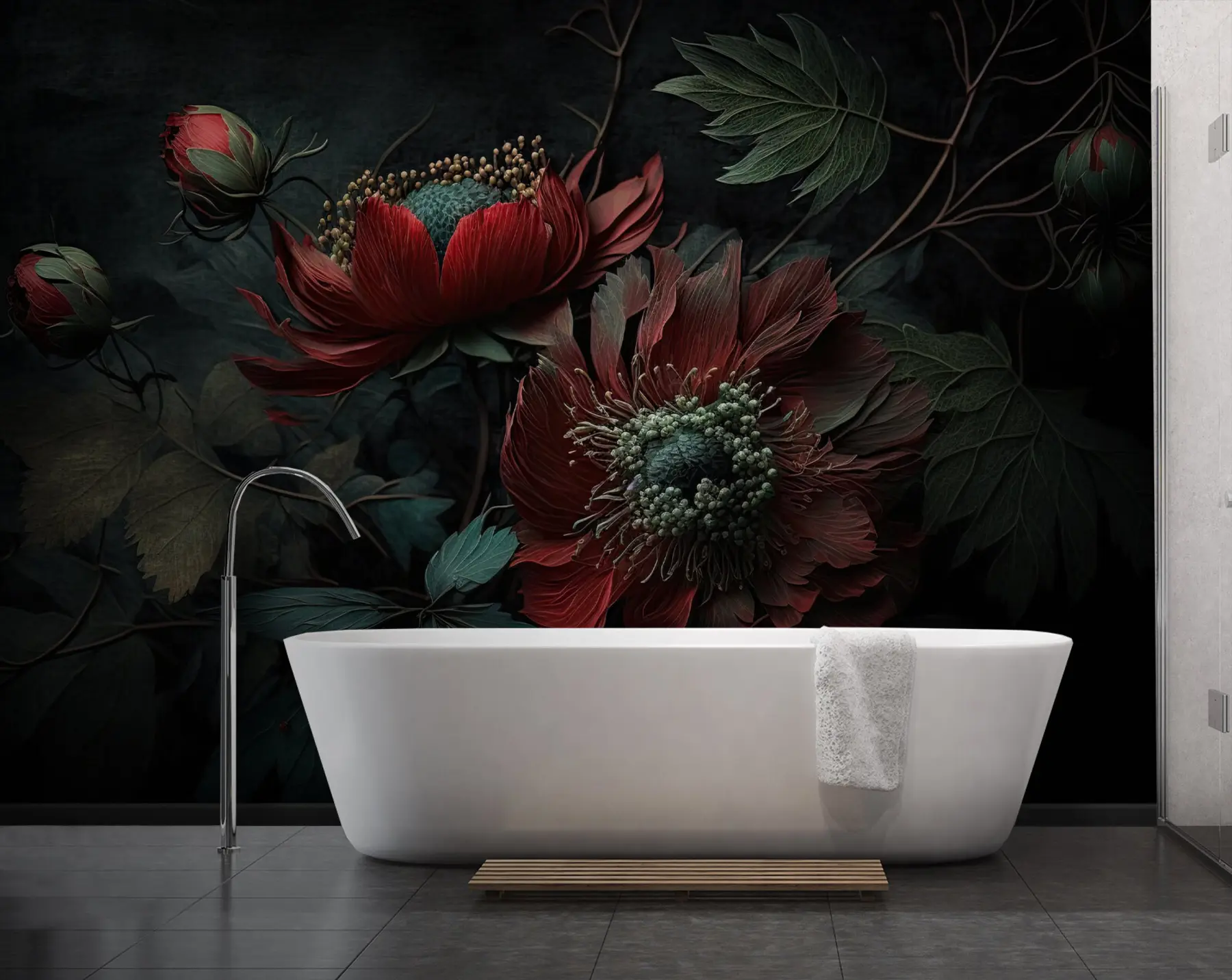 Fotobehang mooie bloemen u75403