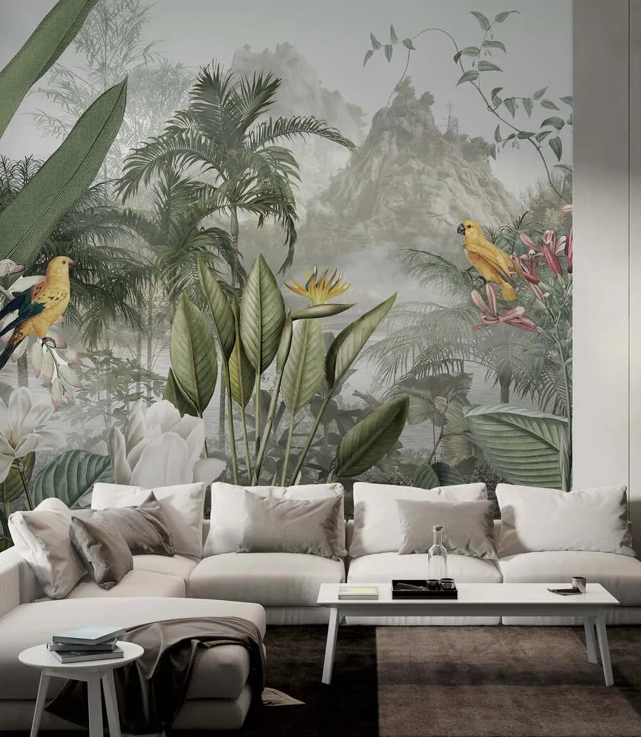 Fotobehang tropische jungle u95396