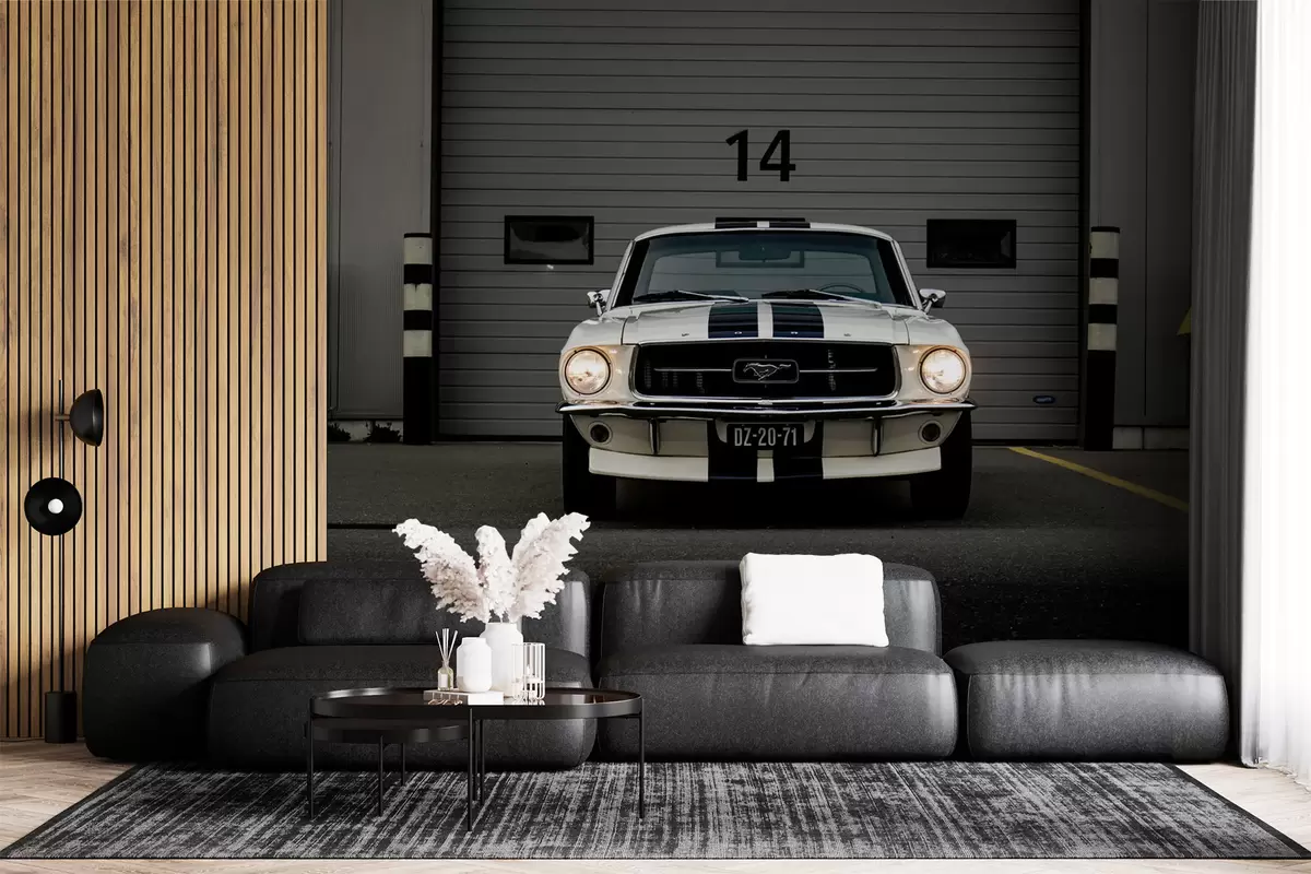 Fotobehang Ford-Mustang uit 1970 u95536