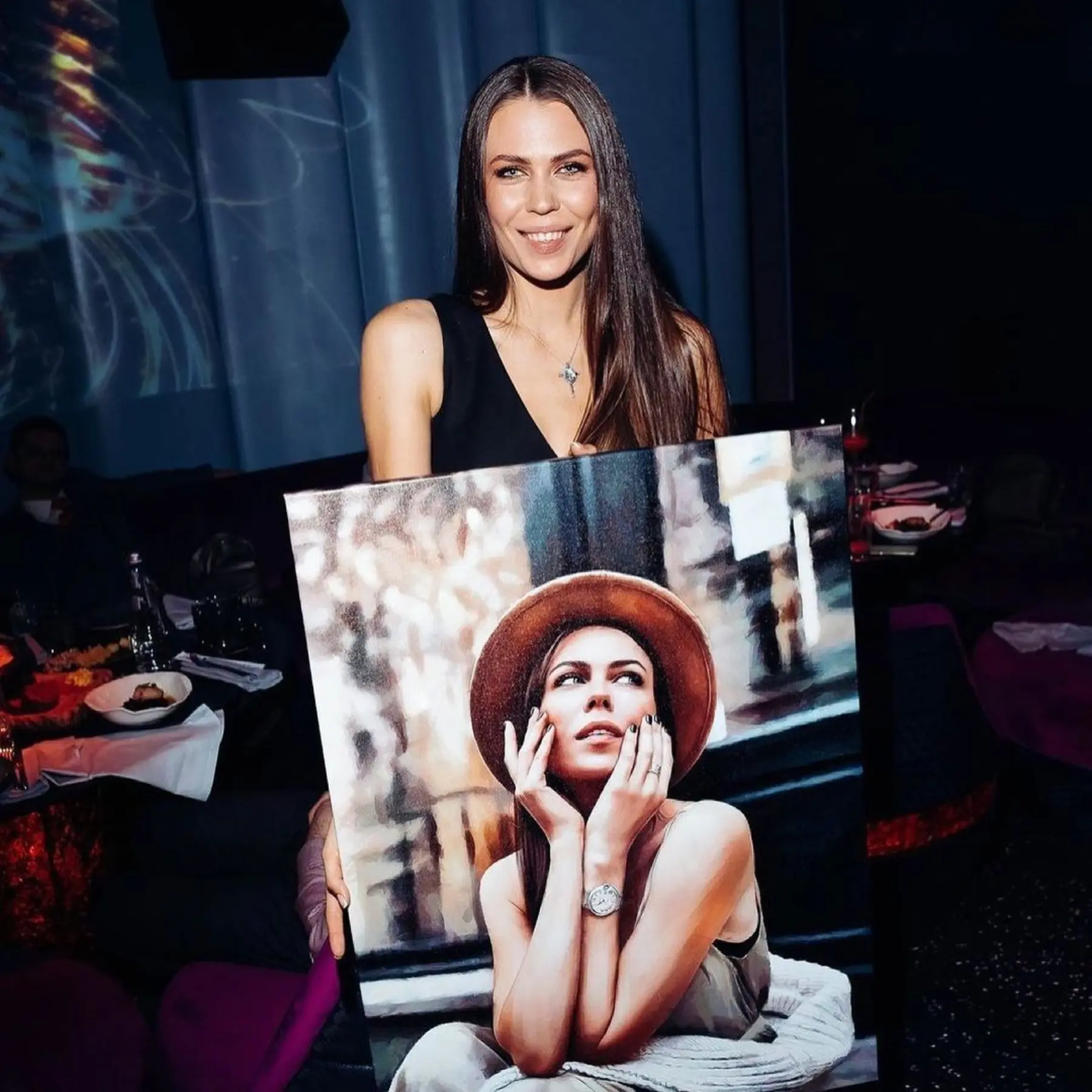  Schilderijen Bruiloft cadeau portret in aquarellen s34676