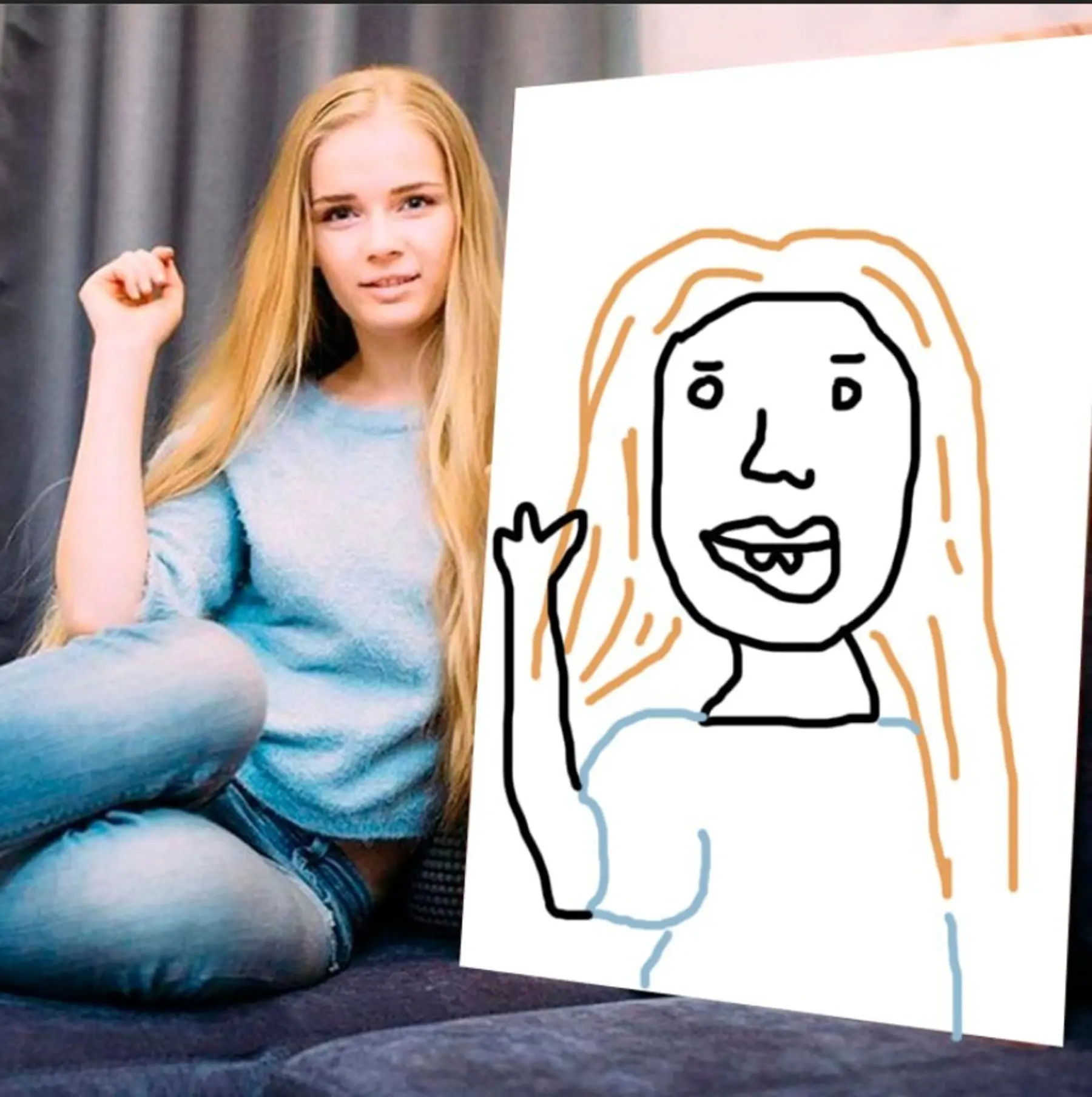  Schilderijen Een portret maken in een aquarel van een foto s34685