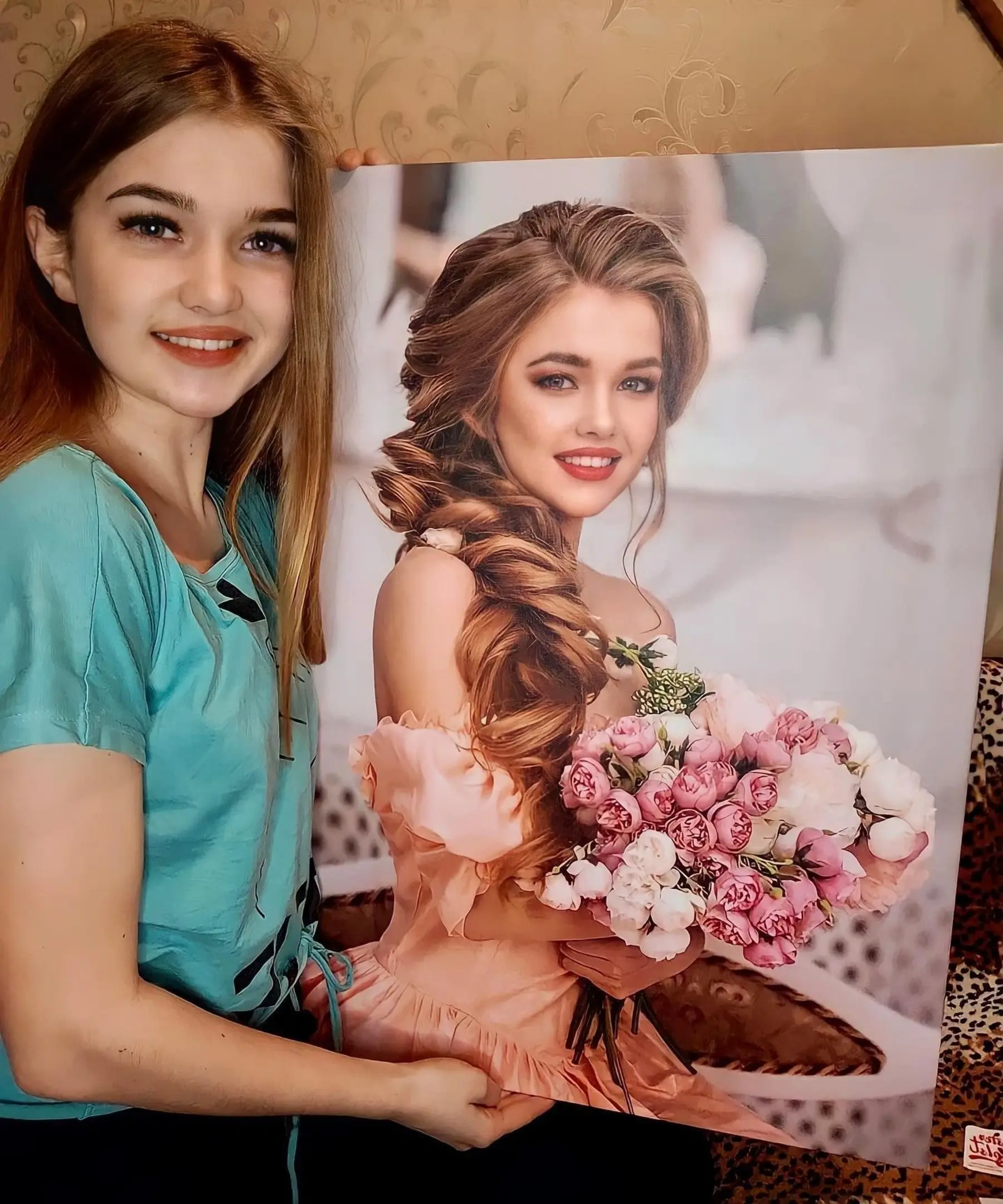  Schilderijen Een portret maken in een aquarel van een foto s34695
