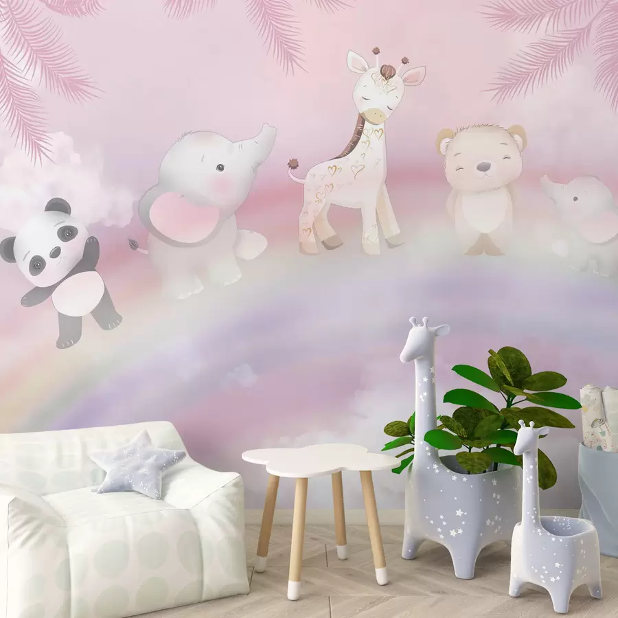 WallArena - Vlies Fotobehang Meisje, 254 x 184 cm - Fotobehang - Behang - voor Woonkamer Slaapkamer - Vliesbehang Wandbehang Behang 3D Effect - incl. Lijm - Slot