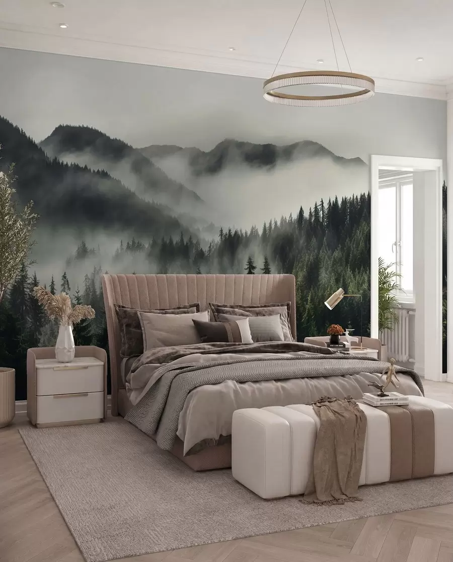 Fotobehang Berglandschap en rust u96027