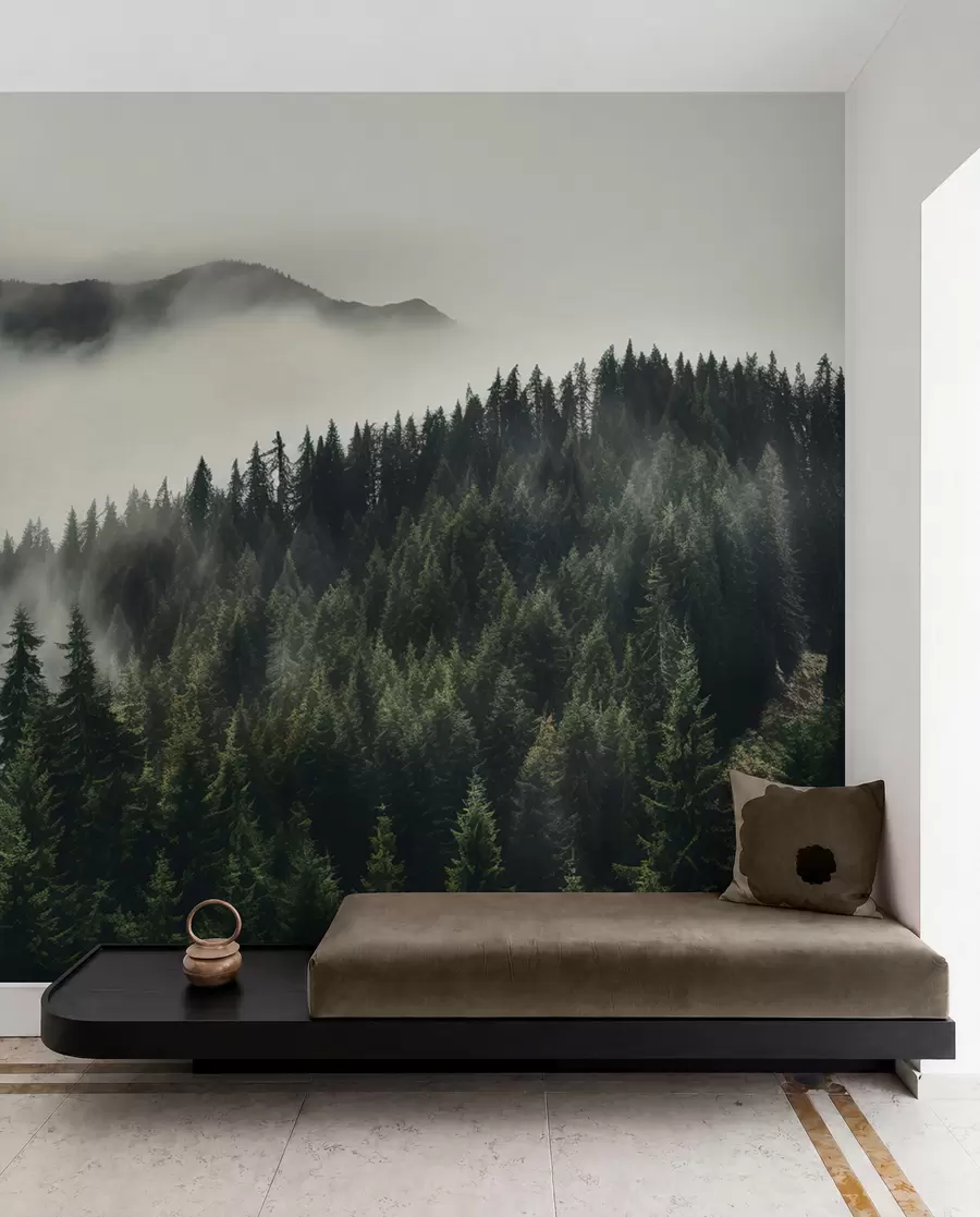 Fotobehang Berglandschap en rust u96027