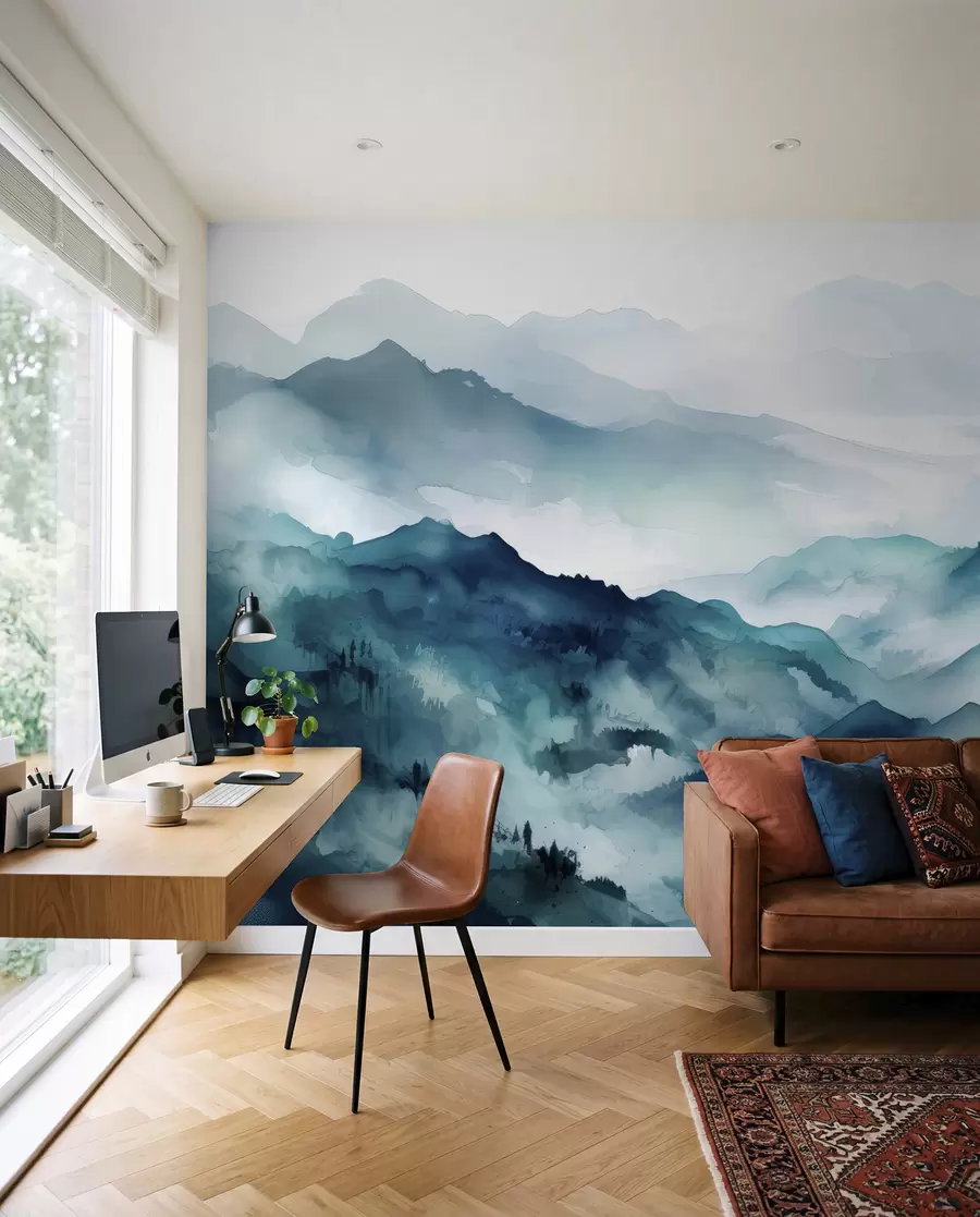 Fotobehang Berggolven u96032