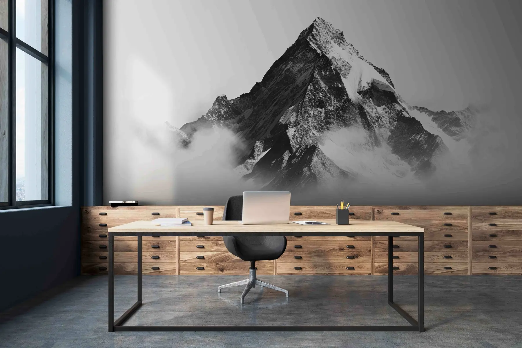 Fotobehang Berglandschap ontspannen u96033
