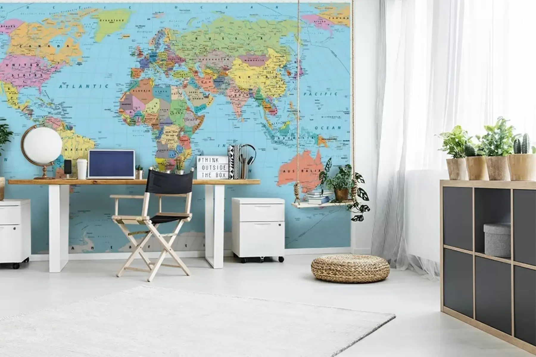 Fotobehang De wereld in vele kleuren u13370