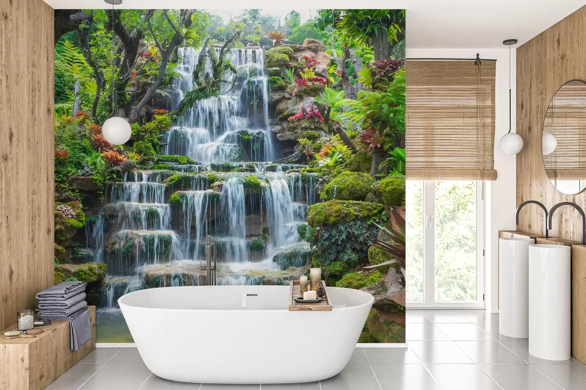 Fotobehang Water, plant en plantengemeenschap u17843
