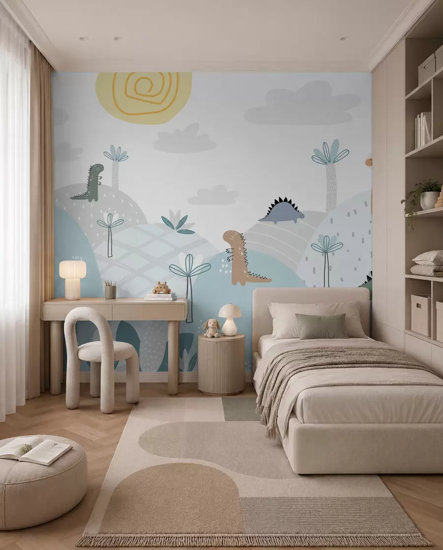Fotobehang dinosaurus wereld u96460