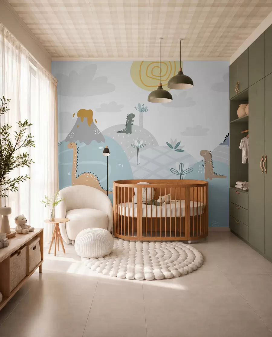 Fotobehang dinosaurus wereld u96460