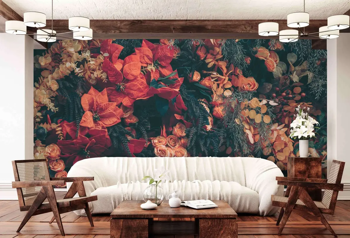 Fotobehang Bloemen oogstboeket u96636