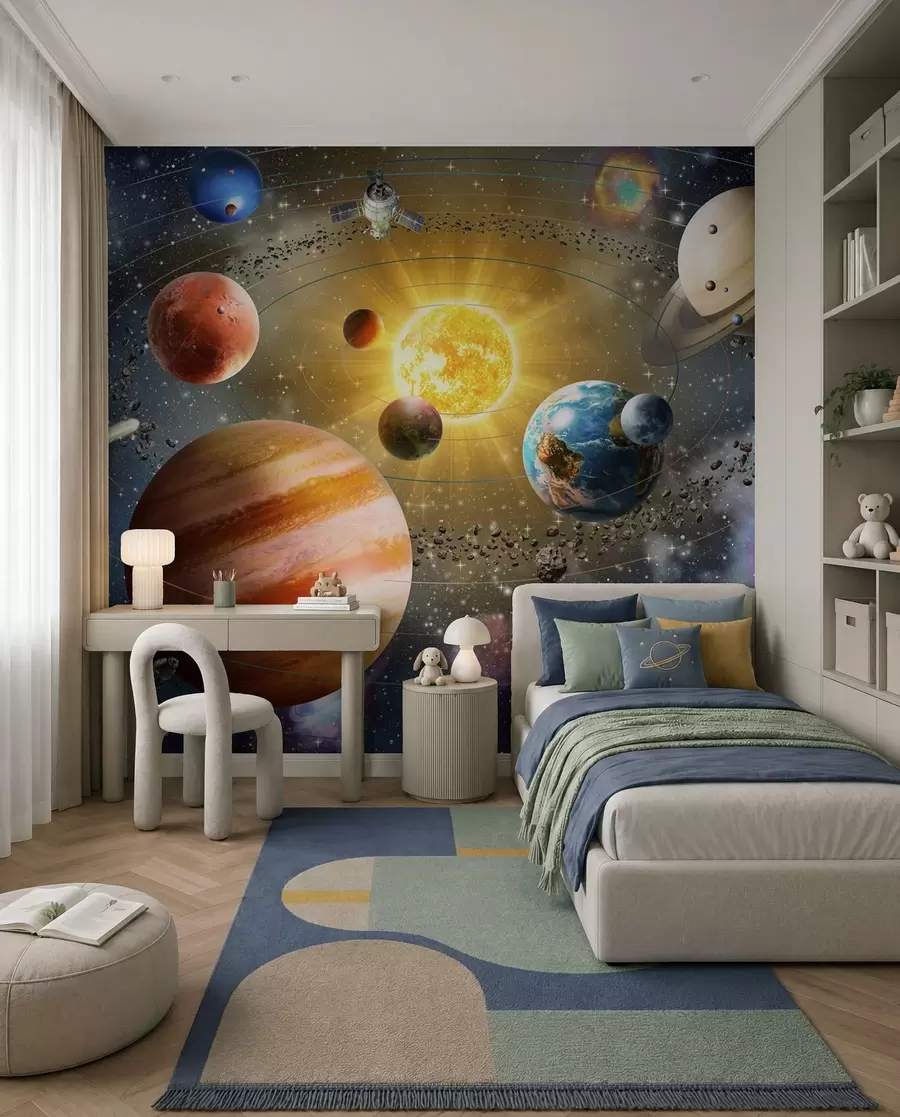 Fotobehang Reis tussen planeten u97222