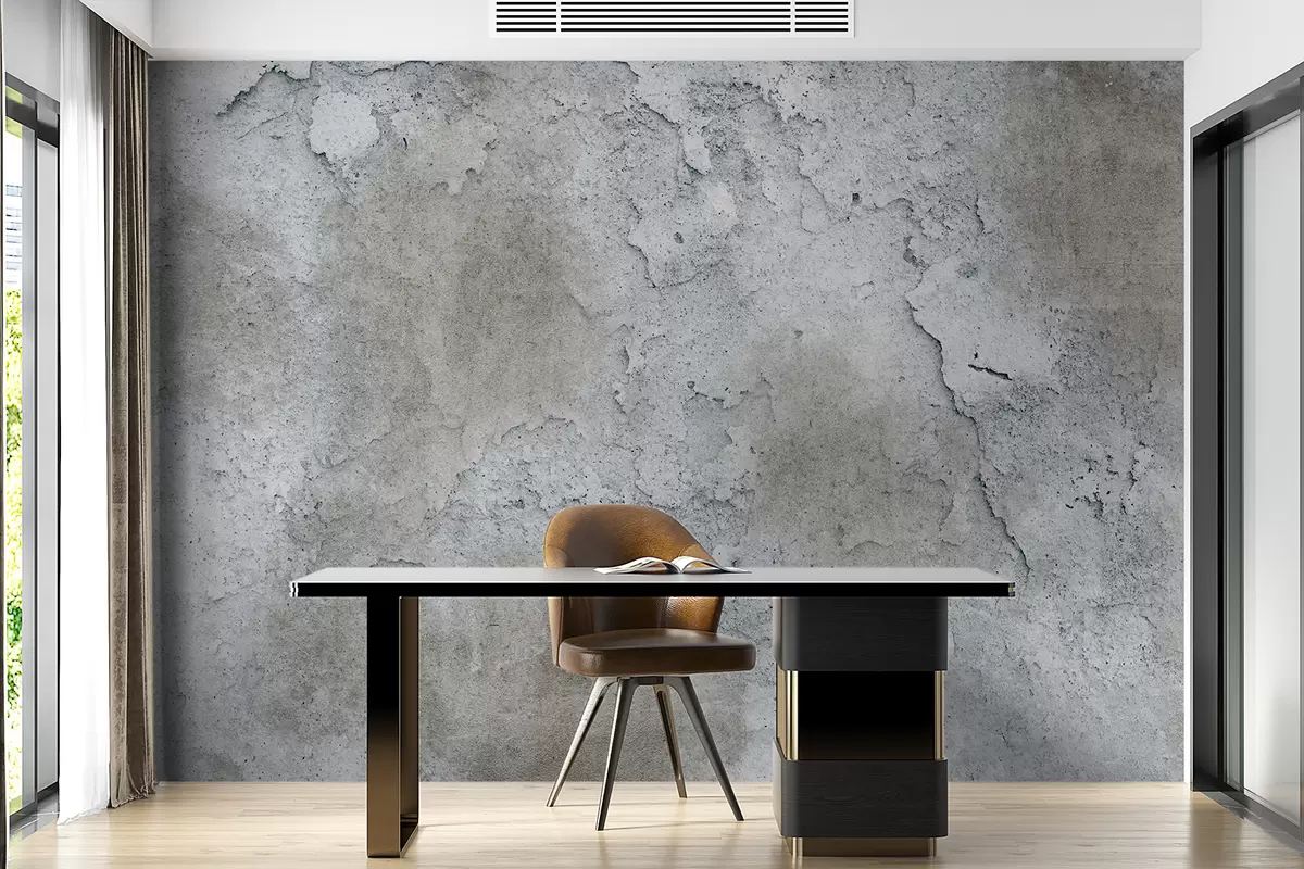 Fotobehang Betonnen muur met ruwheid u97224