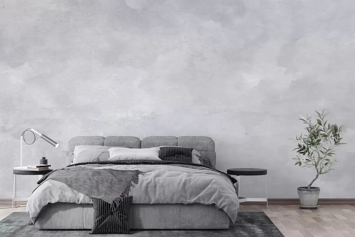 Fotobehang Grijs rokerig beton u97232