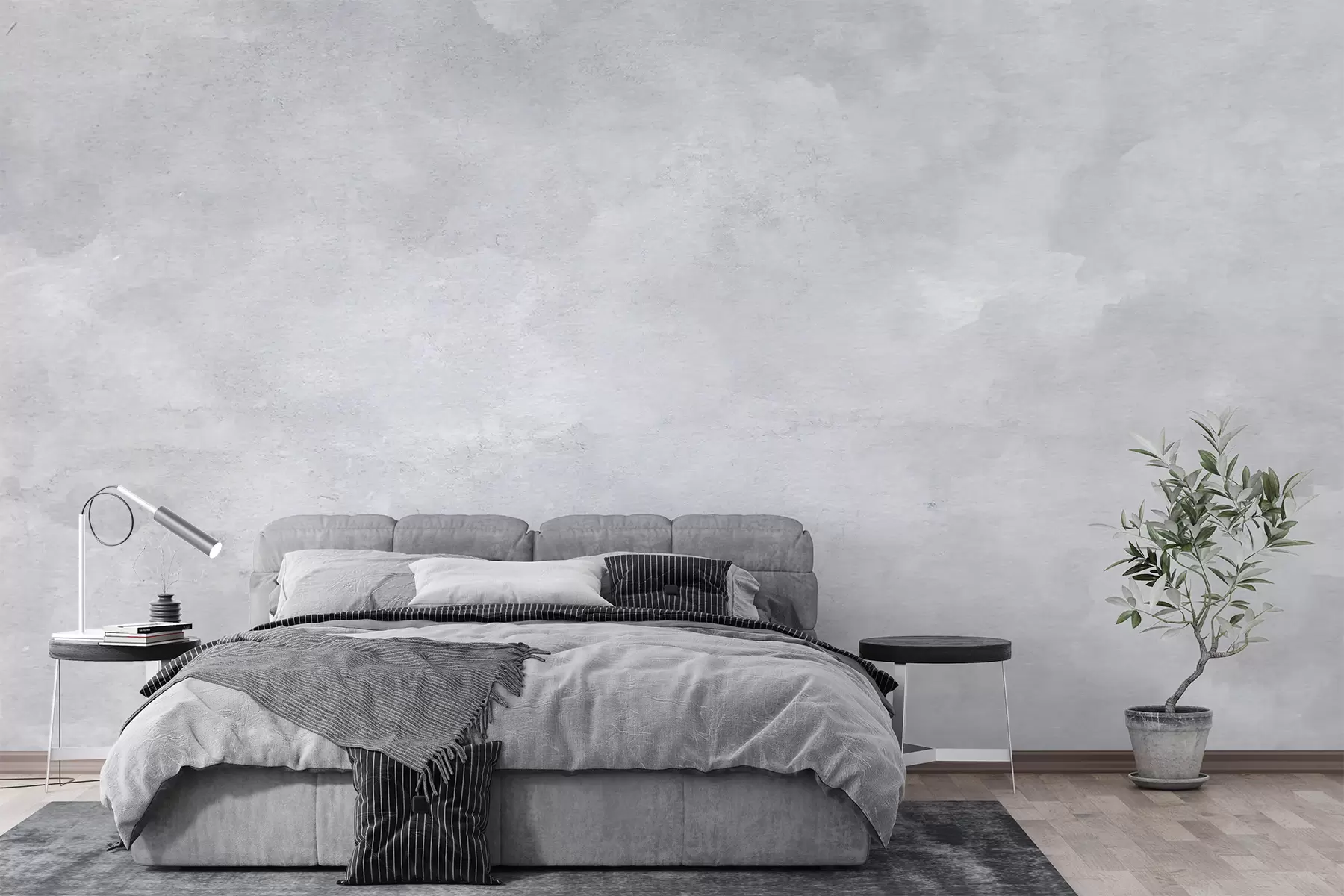 Fotobehang Grijs rokerig beton u97232