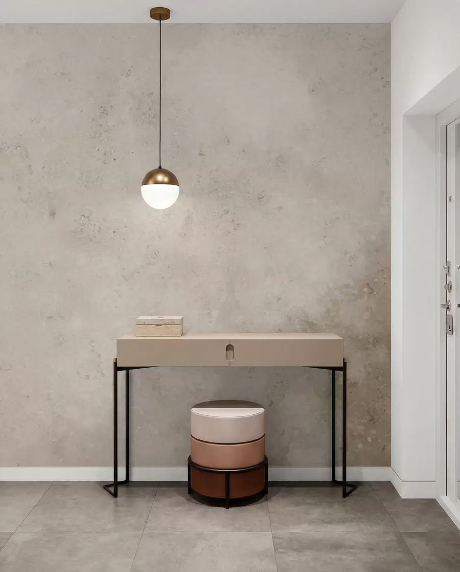 Fotobehang Beige betonnen muur u97236