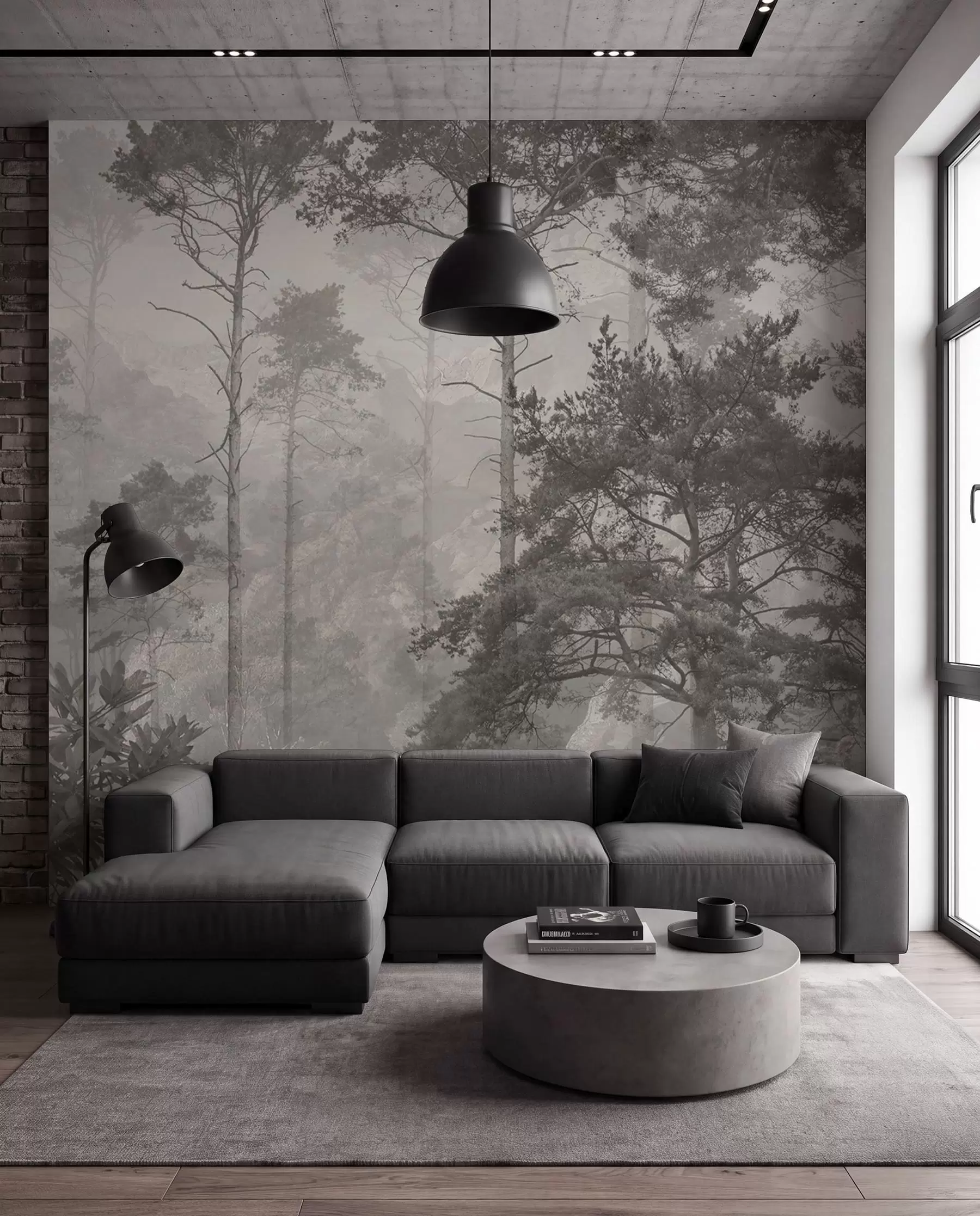 Fotobehang Sluier van het bos u97190