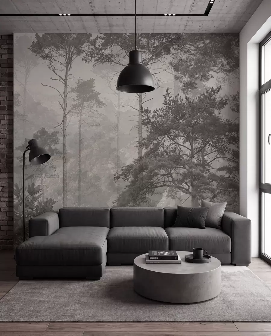 Fotobehang Sluier van het bos u97190
