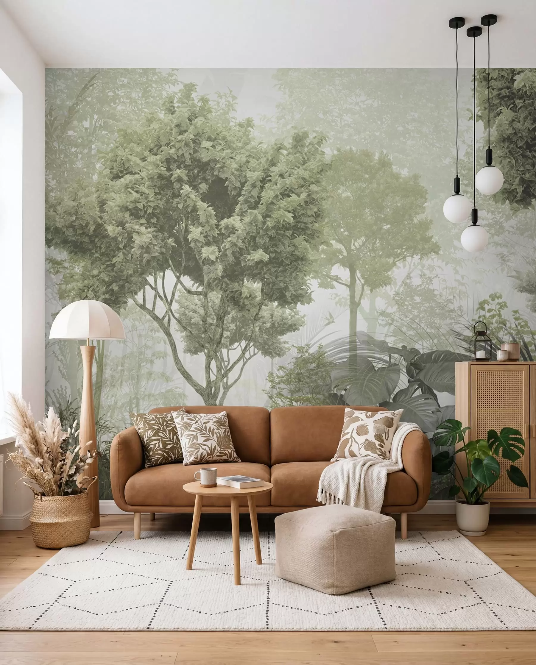 Fotobehang Door de jungle u97409