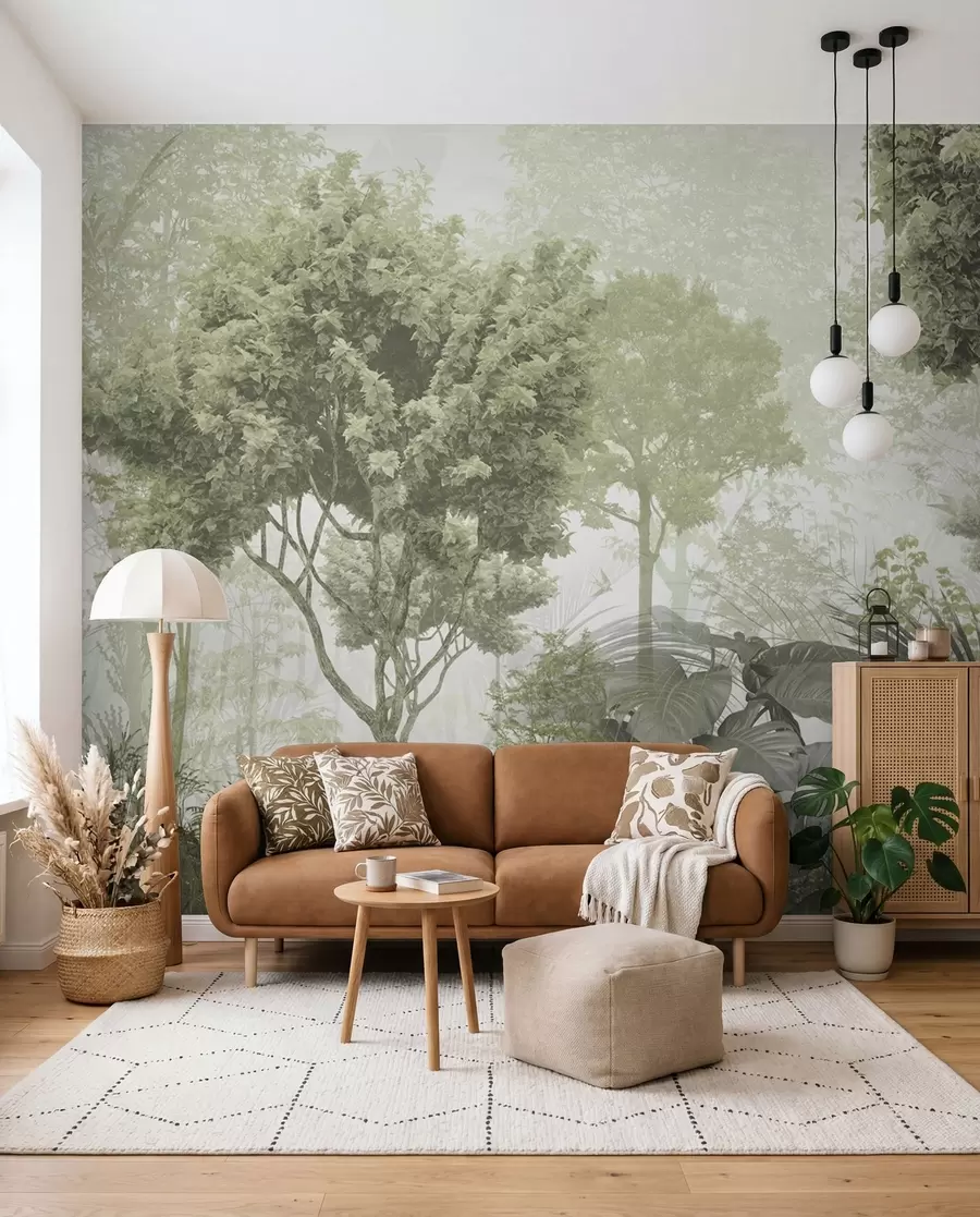 Fotobehang Door de jungle u97409