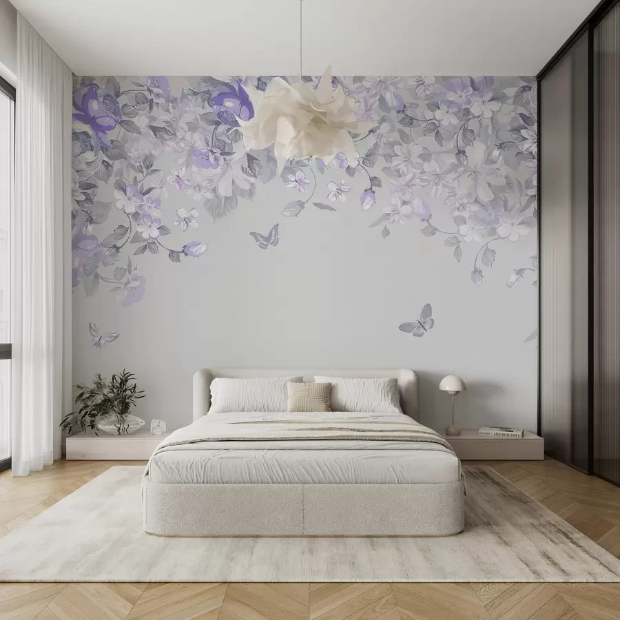 Fotobehang Violette tuinboog u94295v3